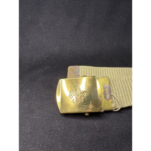 Vintage Boy Scouts Of America BSA Belt & Trucker Style Hat 1990’s Small medium - Picture 9 of 12